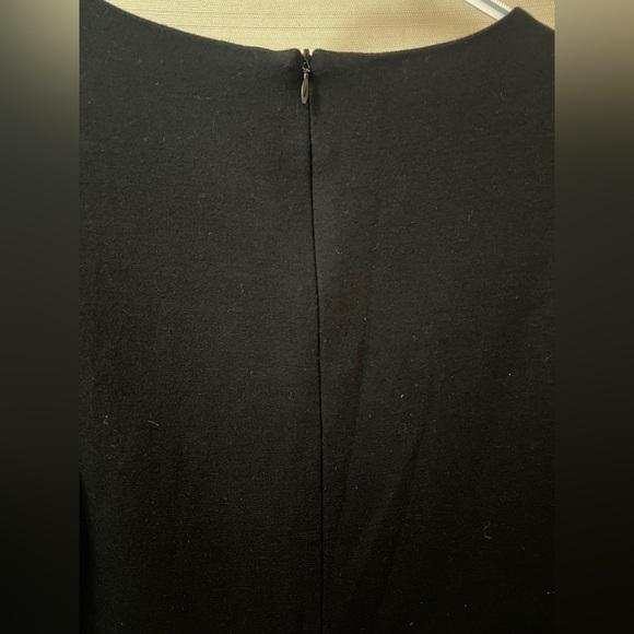 Judith and Charles beautiful black sheer arms striped skirt dress size 4 - Picture 9 of 9